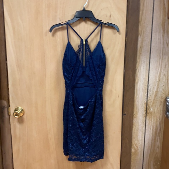 Sparkles blue dress - Picture 2 of 3